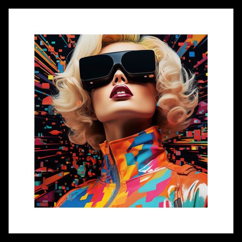 Plakat 20x20cm Retro Futuryzm na Arena.pl