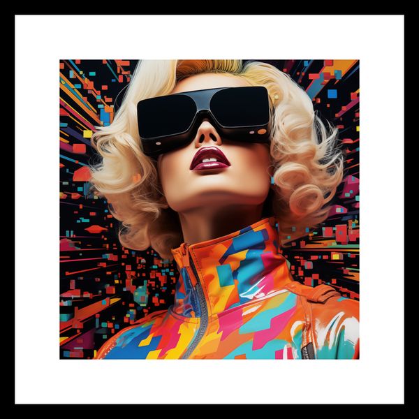 Plakat 20x20cm Retro Futuryzm zdjęcie 3