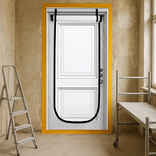 KURTYNA PRZECIWPYŁOWA Drzwi Remontowe Budowlane Z ZAMKIEM BŁYSKAWICZNYM na Arena.pl