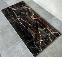 Czarny marmur złota żyłka gres 120x60 WYSOKIPOŁYSK