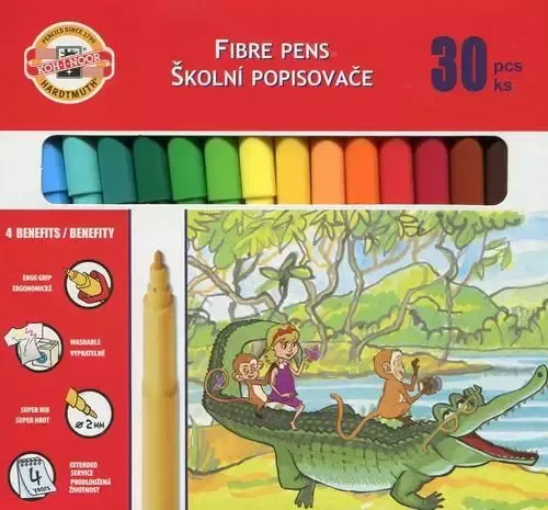 Flamastry 30 kolorów zdjęcie 1