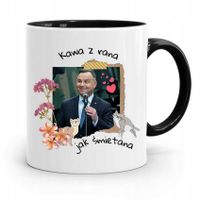 Kubek Czarny Prezydenta Andrzej Duda Kawa Z Rana