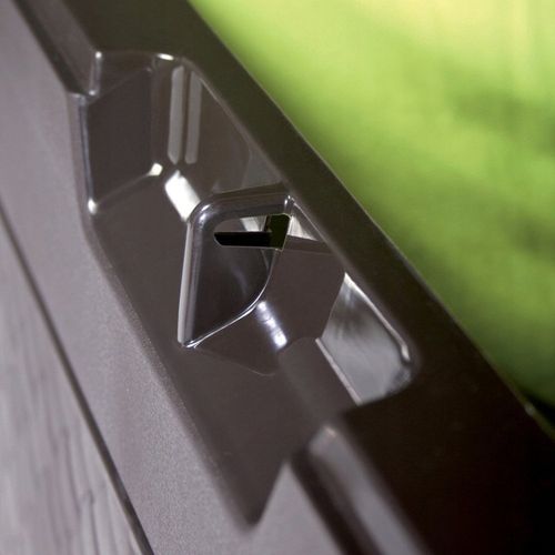 SKRZYNIA OGRODOWA SCHOWEK NA TARAS BALKON POJEMNIK 310L BRĄZ PRODUKT POLSKA na Arena.pl