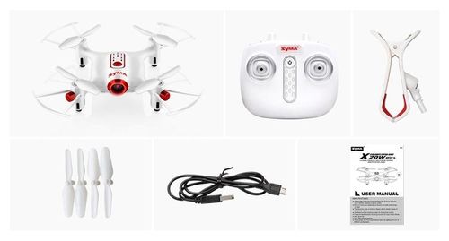 Dron Syma X20W Biały (RTF) na Arena.pl