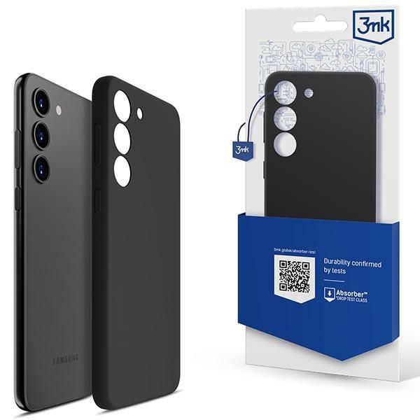 3MK Silicone Case Sam S23 5G S911 czarny/black zdjęcie 1