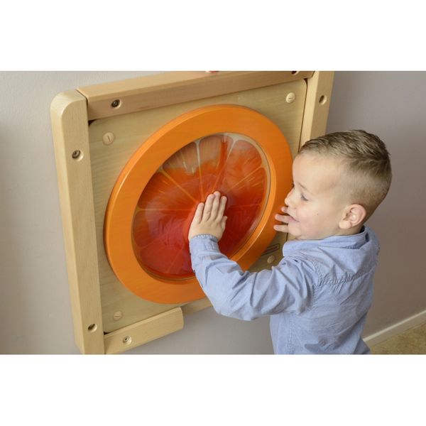 MASTERKIDZ Tablica Edukacyjna Sensoryczna Pomarańcza zdjęcie 6