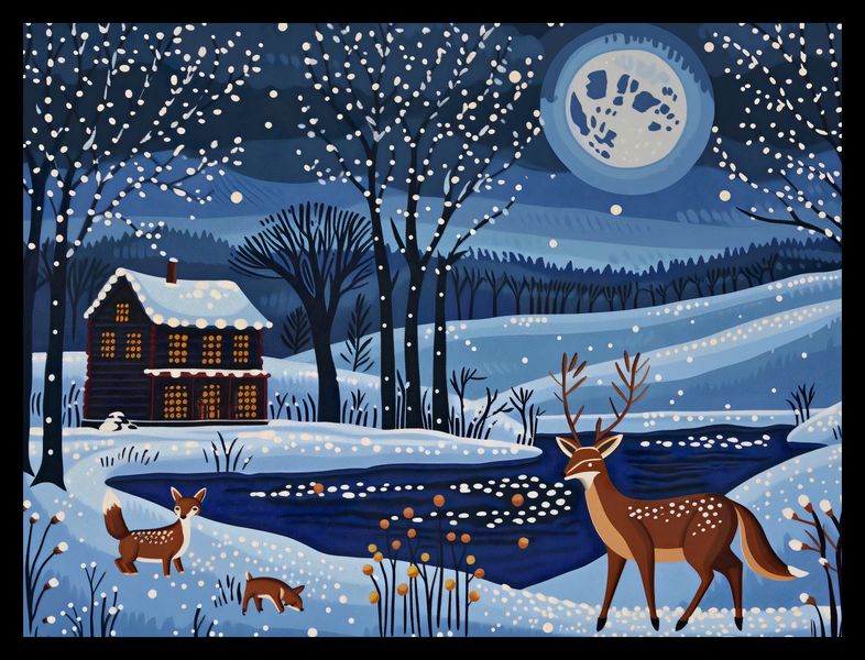 Plakat 40x30cm Przyszła Zima zdjęcie 2