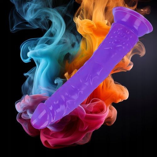 Dildo Realistyczne Penis Żylasty 21 Cm Z Przyssawką Wodoodporny Sex Analny na Arena.pl