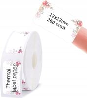 NIIMBOT Etykiety Naklejki 12*22mm 260szt w KWIATKI