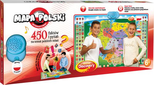 MAPA POLSKI INTERAKTYWANA Dumel Discovery 61171 na Arena.pl