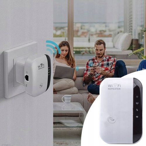 WZMACNIACZ SYGNAŁU Wi-Fi MOCNY REPEATER 300MB/S 2 TRYBY FUNKCJA WPS na Arena.pl