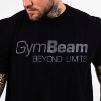 Koszulka Treningowa Męska Beyond Limits Czarna rozmiar M - GymBeam