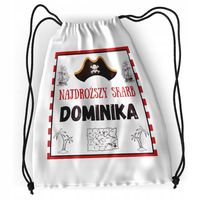 Plecak Sportowy Szkolny Dla Dominiki Córki Dziecka Z Nadrukiem Ze Zdjęciem