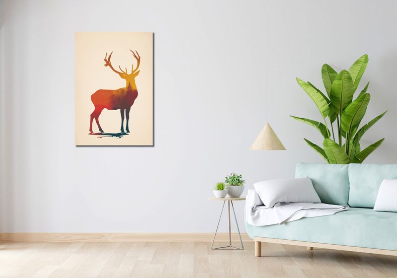Obraz 60x90cm Światło Leśnego Monarchy zdjęcie 2