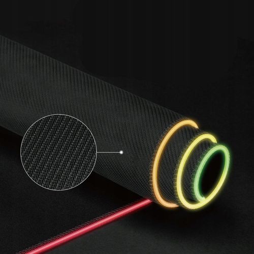 MOZOS DUŻA PODŚWIETLANA PODKŁADKA 80X30CM DLA GRACZY GAMINGOWA LED RGB na Arena.pl