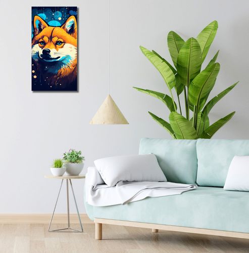 Obraz 30x60cm Lisek w Kosmosie na Arena.pl