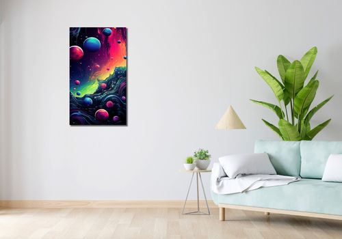 Obraz 50x90cm Kalejdoskop Galaktyk na Arena.pl