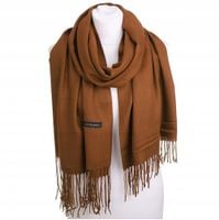 SZAL DAMSKI CHUSTA DUŻY CIEPŁY Szalik Brązowy