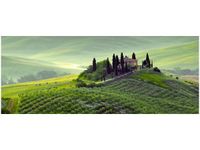 100X40CM GOSPODARSTWO TOSKANII OBRAZ DREWNO