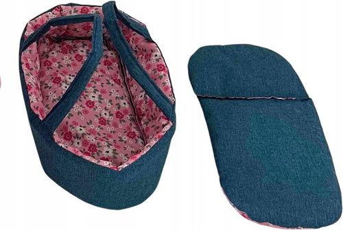 WÓZEK DLA LALEK GŁĘBOKI SPACERÓWKA GONDOLA 3w1 MarioToys TORBA POŚCIEL na Arena.pl