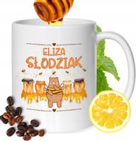 Kubek Dla Elizy Koleżanki Przyjaciółki Żony Prezent Z Nadrukiem Biały 330Ml