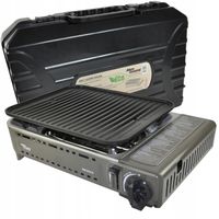 Grill Turystyczny Gazowy Alpen Camping NEVADA na Kartusze 227g + Walizka