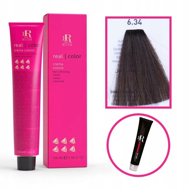 RR Line Farba do włosów 6,34 - 100ml zdjęcie 1