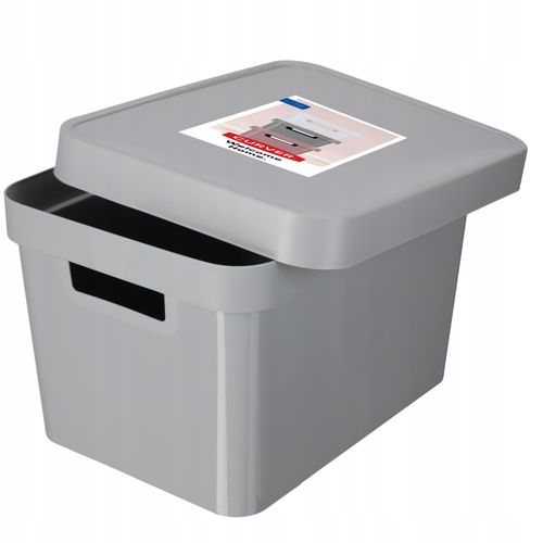 Curver Pojemnik Pudełko Z Pokrywką 17 L Szary na Arena.pl