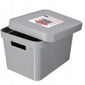Curver Pojemnik Pudełko Z Pokrywką 17 L Szary