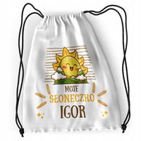 Plecak Sportowy Szkolny Dla Igora Syna Dziecka Z Nadrukiem Ze Zdjęciem