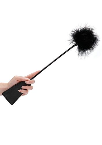 ouch! crop with feather - black na Arena.pl