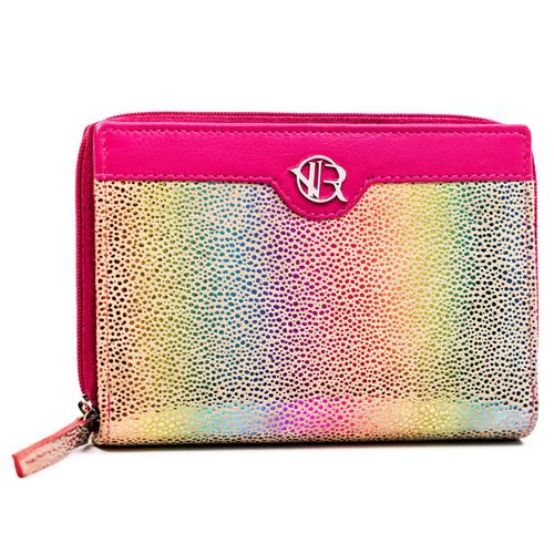 portfel damski skórzany rv-791-sla-4934 dot-pink na Arena.pl