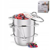 SOKOWNIK PAROWY Indukcja GARNEK Stalowy GAZ Duży Konighoffer 8 l