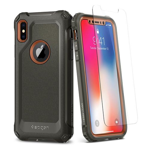 SPIGEN PRO GUARD Apple iPhone X - ARMY GREEN na Arena.pl