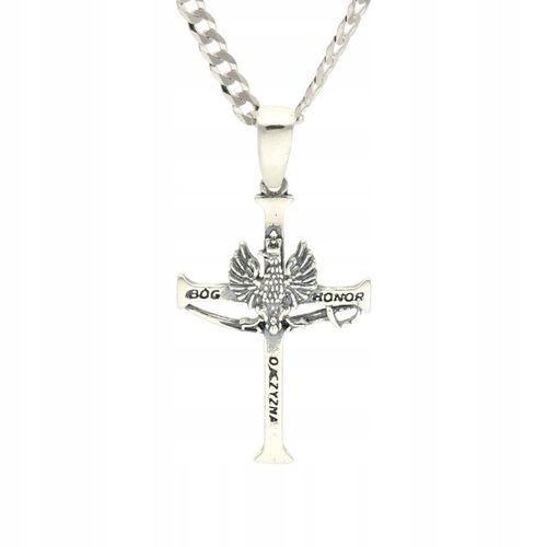 Krzyż z orłem Bóg Honor Ojczyzna na Arena.pl