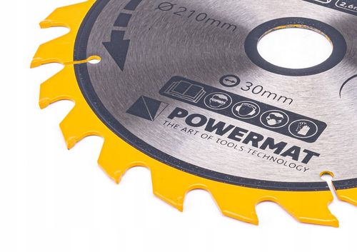 Tarcza WIDIOWA Do Drewna Piły Piła 210 x 30 mm 24Z / PM0888 na Arena.pl