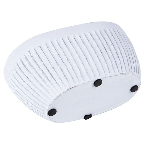 Doniczka ceramiczna biała 20x11 cm na Arena.pl