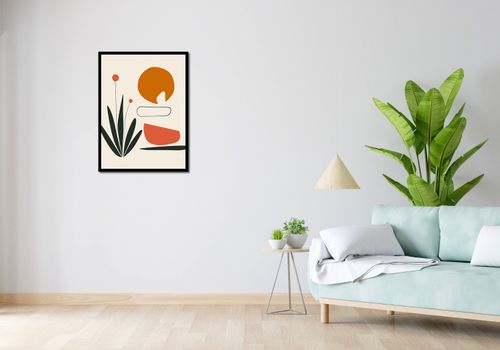 Plakat 60x80cm Abstrakcyjny Zen na Arena.pl