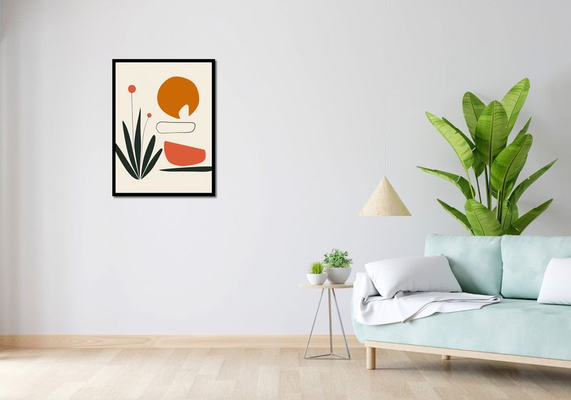 Plakat 60x80cm Abstrakcyjny Zen zdjęcie 4