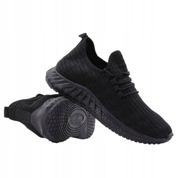 CZARNE BUTY SPOROTWE DAMSKIE DO BIEGANIA ADIDASY PŁASKIE WSUWANE SZNUROWANE zdjęcie 3