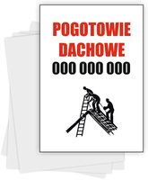 Ulotki A5 reklamowe firmowe 5000 szt dużo wzorów POGOTOWIE DACHOWE