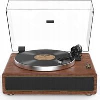 Gramofon Retrolife Bluetooth Vintage z Wbudowanymi Głośnikami 33/45 RPM