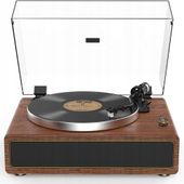 Gramofon Retrolife Bluetooth Vintage z Wbudowanymi Głośnikami 33/45 RPM