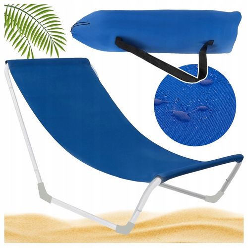 Leżak stal niebieski Malatec na Arena.pl
