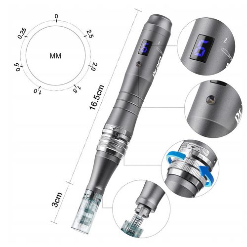 Dr Pen Ultima M8-W + 2 Kartridży BEZPRZEWODOWY Dermapen do mezoterapii na Arena.pl