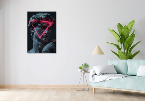 Obraz 60x90cm Neonowy Renesans na Arena.pl