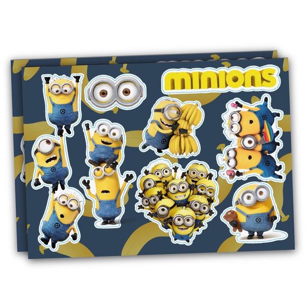 Naklejki na rower kask MINIONKI zdjęcie 1