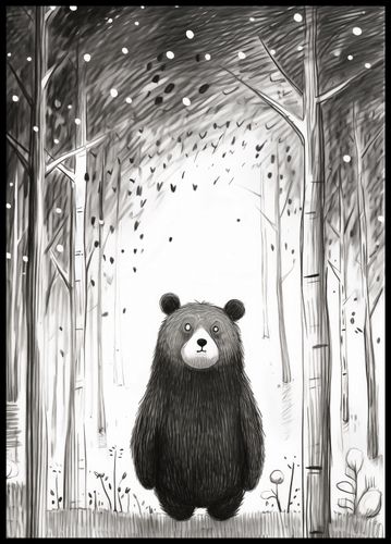 Plakat 64x90cm Ciekawski Miś na Arena.pl