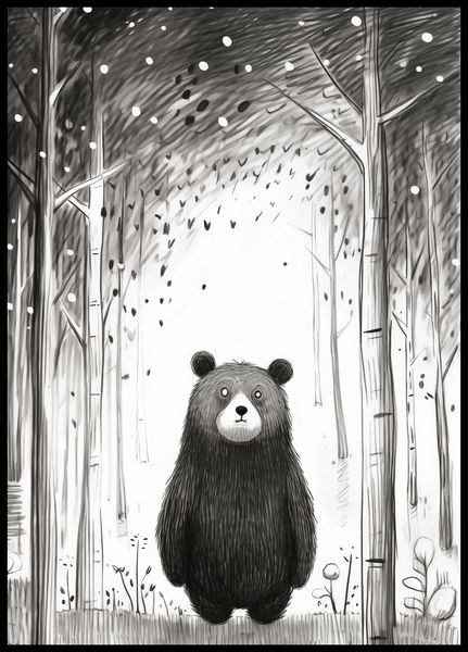 Plakat 64x90cm Ciekawski Miś zdjęcie 2