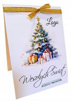 FIRMOWE BIZNESOWE KARTKI ŚWIĄTECZNE Boże Narodzenie z logo koperta 200 SZT